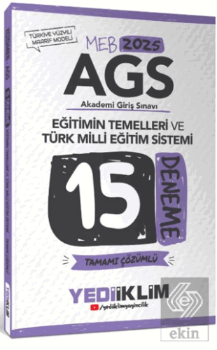 2025 MEB AGS Eğitimin Temelleri ve Türk Milli Eğitim Sistemi Tamamı Çö