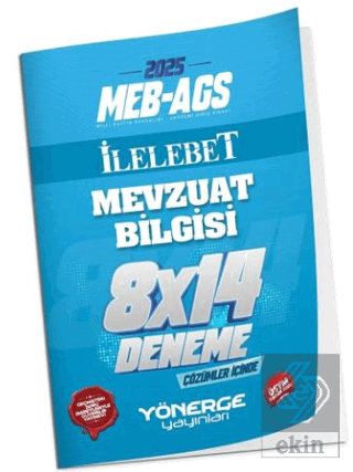 2025 MEB-AGS Mevzuat Bilgisi İLELEBET 8x14 Deneme Çözümlü