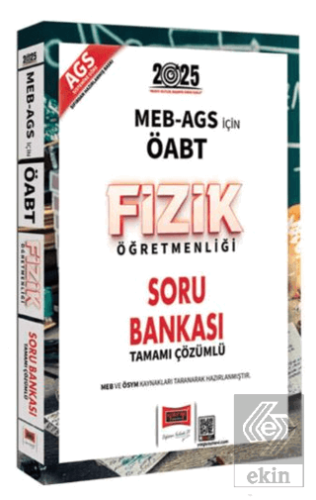 2025 MEB-AGS ÖABT Fizik Öğretmenliği Soru Bankası
