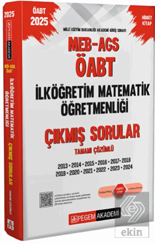 2025 MEB-AGS-ÖABT İlköğretim Matematik Öğretmenliği Çıkmış Sorular