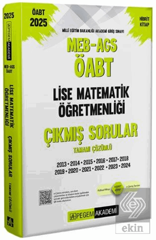 2025 MEB-AGS-ÖABT Lise Matematik Öğretmenliği Çıkmış Sorular