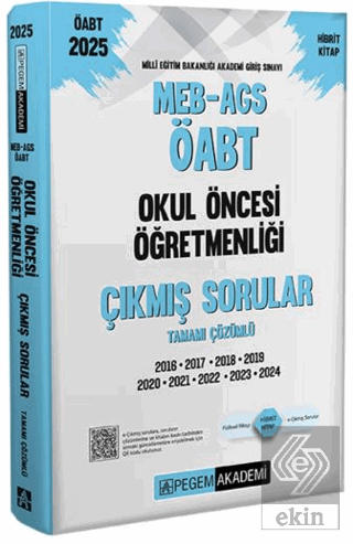 2025 MEB-AGS-ÖABT Okul Öncesi Öğretmenliği Çıkmış Sorular