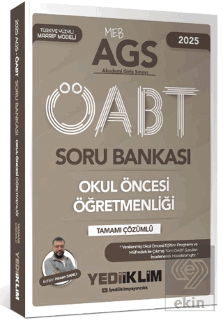 2025 MEB AGS ÖABT Okul Öncesi Öğretmenliği Tamamı Çözümlü Soru Bankası