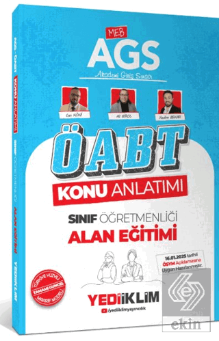 2025 MEB AGS ÖABT Sınıf Öğretmenliği Alan Eğitimi Konu Anlatımı