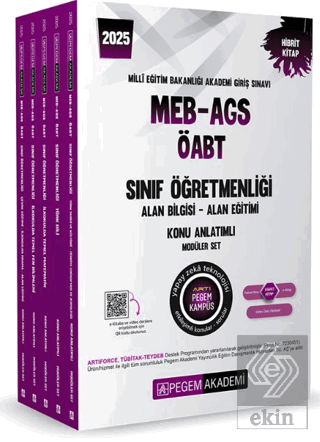 2025 MEB-AGS-ÖABT Sınıf Öğretmenliği Konu Anlatımlı Set (5 Kitap)