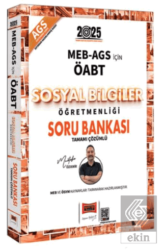 2025 MEB-AGS ÖABT Sosyal Bilgiler Öğretmenliği Soru Bankası
