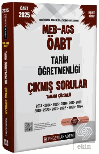2025 MEB-AGS-ÖABT Tarih Öğretmenliği Çıkmış Sorular