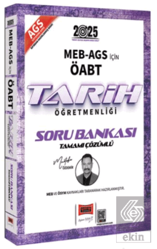 2025 MEB-AGS ÖABT Tarih Öğretmenliği Soru Bankası