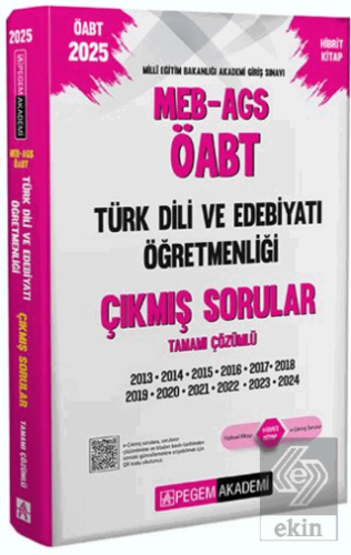 2025 MEB-AGS-ÖABT Türk Dili ve Edebiyatı Öğretmenliği Çıkmış Sorular