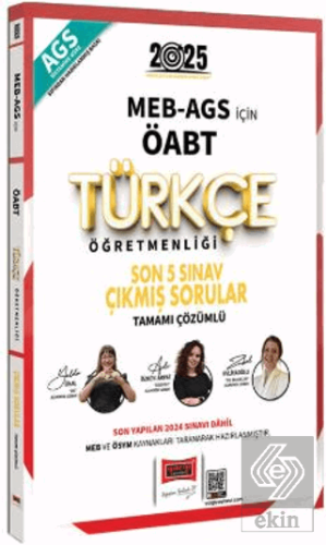 2025 MEB-AGS ÖABT Türkçe Öğretmenliği Son 5 Sınav Çıkmış Sorular