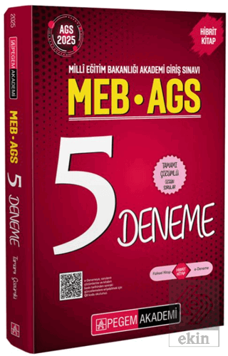 2025 MEB-AGS Tamamı Çözümlü 5 Deneme