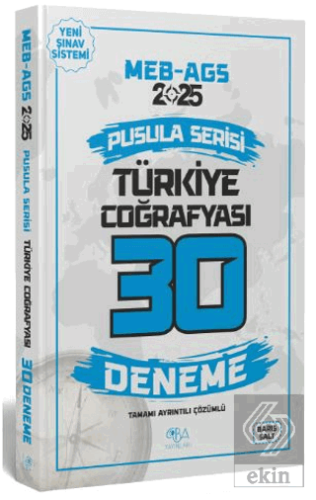 2025 MEB-AGS Türkiye Coğrafyası 30 Deneme Çözümlü Pusula Serisi