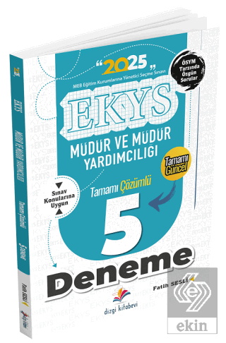 2025 MEB EKYS Müdür ve Müdür Yardımcılığı 5 Deneme Çözümlü