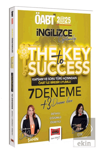 2025 ÖABT İngilizce Öğretmenliği The Key Success Detaylı Çözümlü 7 Deneme