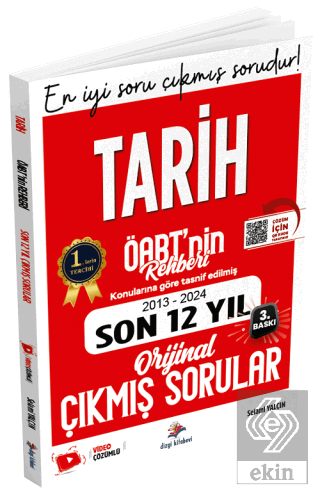 2025 ÖABT MEB-AGS nin Rehberi Tarih Öğretmenliği Çıkmış Sorular Son 12 Yıl Çözümlü