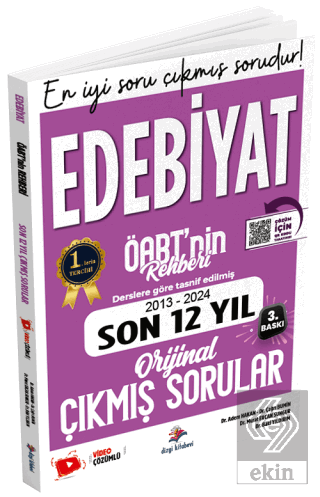 2025 ÖABT MEB-AGS nin Rehberi Türk Dili ve Edebiyatı Öğretmenliği Çıkmış Sorular Son 12 Yıl Çözümlü