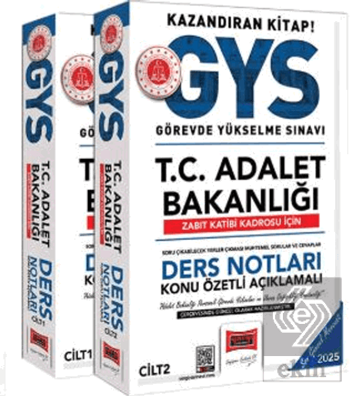 2025 T.C Adalet Bakanlığı Zabıt Katibi Kadrosu İçin Ders Notları (2 Ci