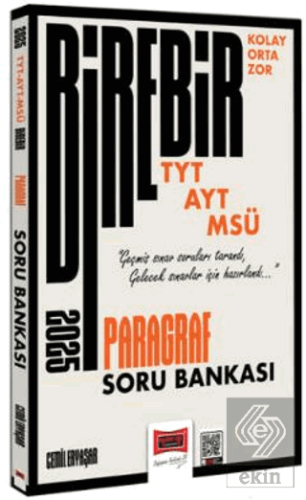 2025 TYT-AYT-MSÜ Kolay-Orta-Zor Paragraf Soru Bankası