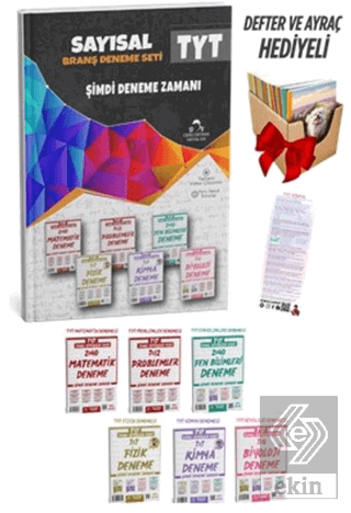 2025 TYT Sayısal 6 Fasikül 39 Deneme Sınavı Seti + Defter Hediyeli Kol