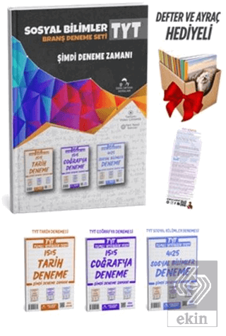 2025 TYT Sosyal Bilimler 3 Fasikül 34 Deneme Sınavı Seti + Defter Hedi