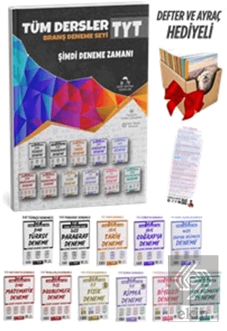 2025 TYT Tüm Dersler 11 Fasikül 73 Deneme Sınavı Seti + Defter Hediyel