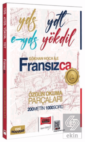2025 YDS YDT E-YDS YÖKDİL Gökhan Hoca İle Fransızca Özgün Okuma Parçal