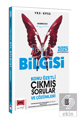 2025 YKS KPSS Kelebek Serisi Dil Bilgisi Konu Özetli Çıkmış Sorular ve
