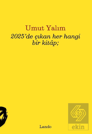 2025'de Çıkan Her Hangi Bir Kitap