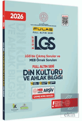 2026 8. Sınıf Full LGS Altın Seri Din Kültürü ve Ahlak Bilgisi MEB Çık