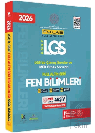 2026 8. Sınıf Full LGS Altın Seri Fen Bilimleri MEB Çıkmış Soru Bankas