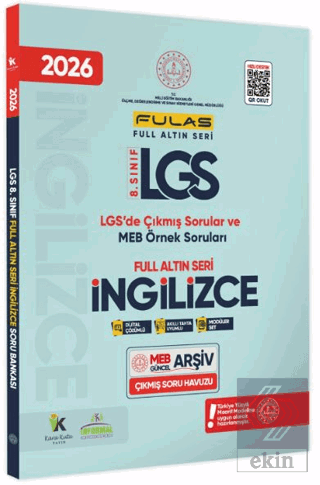 2026 8.Sınıf Full LGS Altın Seri İngilizce MEB Çıkmış Soru Bankası Mod