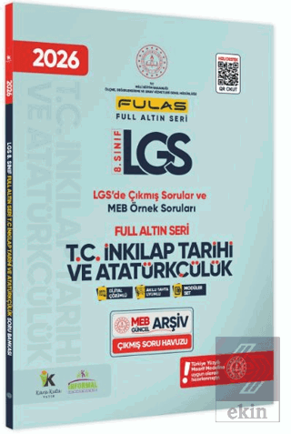 2026 8.Sınıf Full LGS Altın Seri İNKILAP TARİHİ MEB Çıkmış Soru Bankas