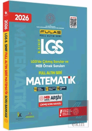 2026 8. Sınıf Full LGS Altın Seri Matematik MEB Çıkmış Soru Bankası Mo