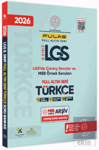 2026 8.Sınıf Full LGS Altın Seri TÜRKÇE MEB Çıkmış Soru Bankası Modüle