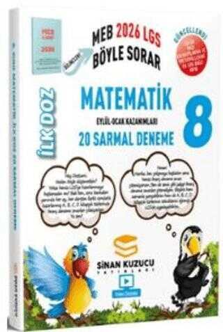 2025 8. Sınıf İkinci Doz Sarmal Branş Denemeleri Matematik