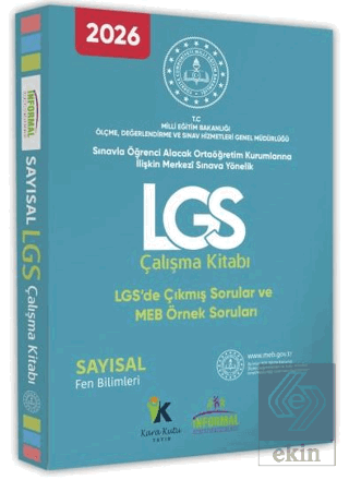 2026 8. Sınıf MEB Örnek Soruları LGS Fen Bilimleri Çalışma Kitabı