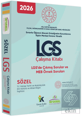 2026 8.Sınıf Tarih-Din-İngilizce MEB Örnek Soruları LGS Sözel Çalışma 