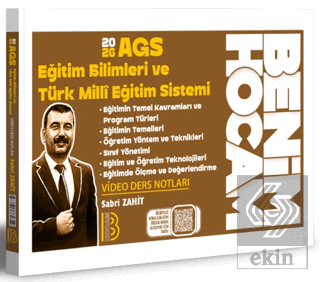 2026 AGS Eğitim Bilimleri ve Türk Milli Eğitim Sistemi Video Ders Notl