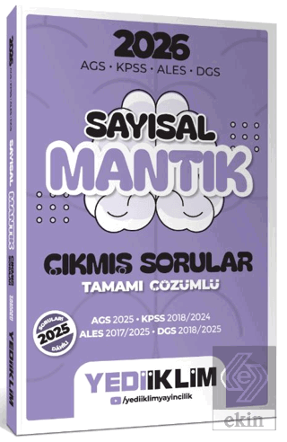 2026 AGS KPSS ALES DGS Sayısal Mantık Tamamı Çözümlü Çıkmış Sorular