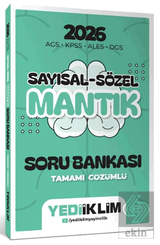 2026 AGS KPSS ALES DGS Sayısal Sözel Mantık Tamamı Çözümlü Soru Bankas