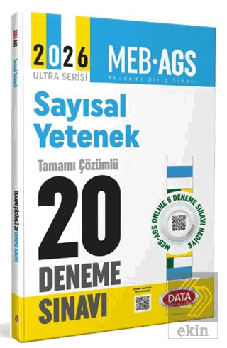 2026 AGS Sayısal Yetenek Tamamı Çözümlü 20 Deneme Sınavı