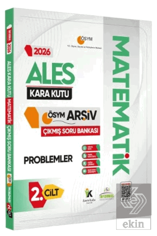 2026 ALES MATEMATİK Kara Kutu 2.Cilt PROBLEMLER ÖSYM Çıkmış Soru Banka