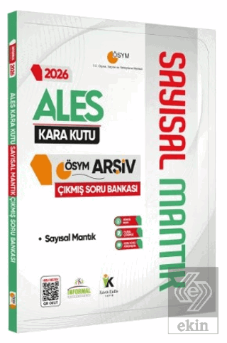 2026 ALES SAYISAL MANTIK Kara Kutu Konu Özetli Dijital Çözümlü ÖSYM Çı