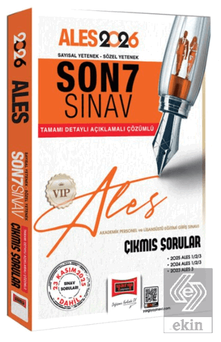 2026 ALES Sayısal-Sözel Yetenek Son 7 Sınav Çıkmış Sorular (23 Kasım 2025)