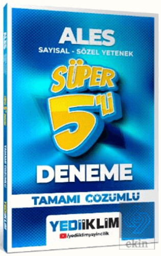 2026 ALES Sayısal - Sözel Yetenek Tamamı Çözümlü Süper 5'li Deneme