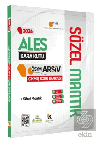 2026 ALES SÖZEL MANTIK Kara Kutu ÖSYM Çıkmış Soru Havuzu Bankası Konu 