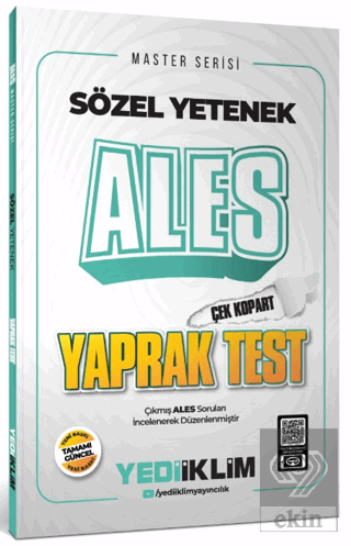 2026 ALES Sözel Yetenek Çek Kopart Yaprak Test