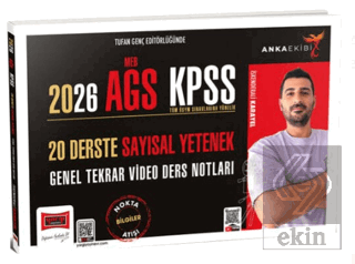 2026 Anka Ekibi MEB-AGS KPSS 20 Derste Sayısal Yetenek Genel Tekrar Vi