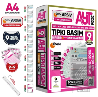 2026 AYT (Sayısal-Sözel-Eşit Ağırlık) ÖSYM Çıkmış Soru Tıpkı Basım 9lu