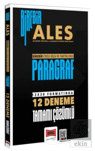 2026 Birebir ALES Paragraf Tamamı Çözümlü 12 Deneme